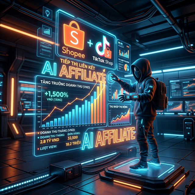 Kiếm Tiền Affiliate Marketing Bằng AI: Tối Ưu Hóa Tự Động Trên Shopee & TikTok (2025 - 2026)