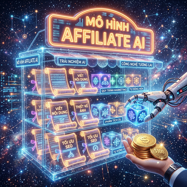Mô Hình Affiliate Mới 2026: Bán Prompt & Workflow AI Trên Các Nền Tảng Chợ Điện Tử