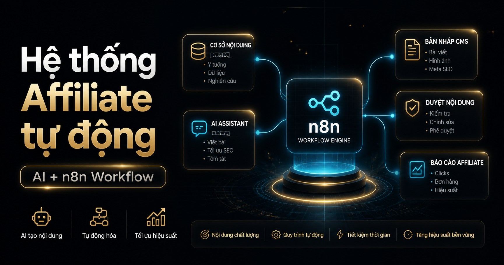 Cách Xây Dựng Hệ Thống Affiliate Tự Động Bằng AI Và n8n