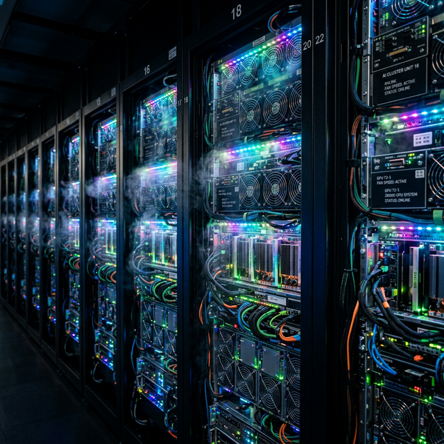 GPU Server Racks Tại Nhà Máy AI