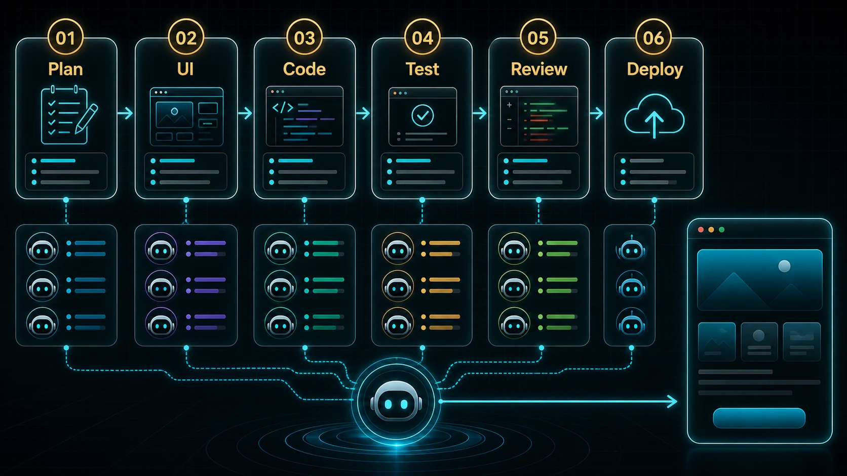 Sub-agent trong workflow vibe coding