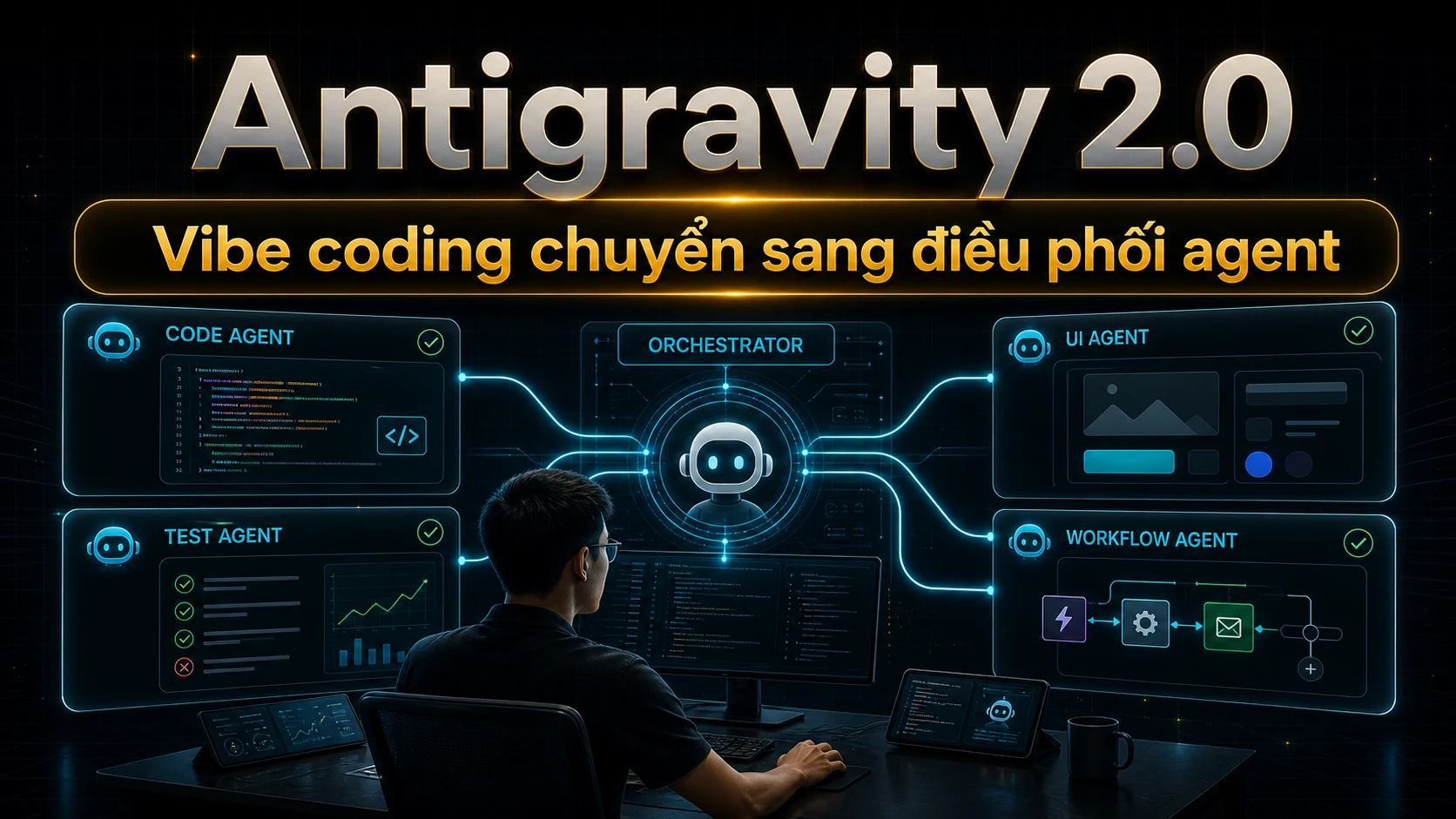 Google Antigravity 2.0: Vibe Coding Đang Chuyển Từ Viết Code Sang Điều Phối AI Agent?