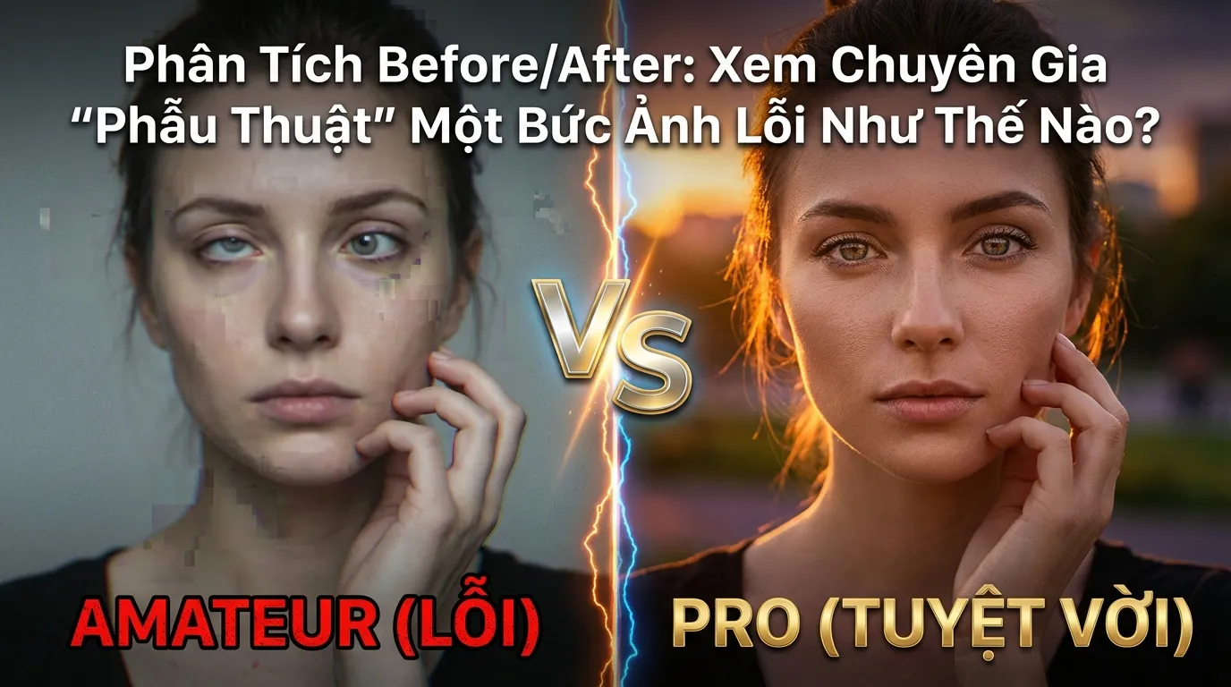 So sánh ảnh Amateur và Pro