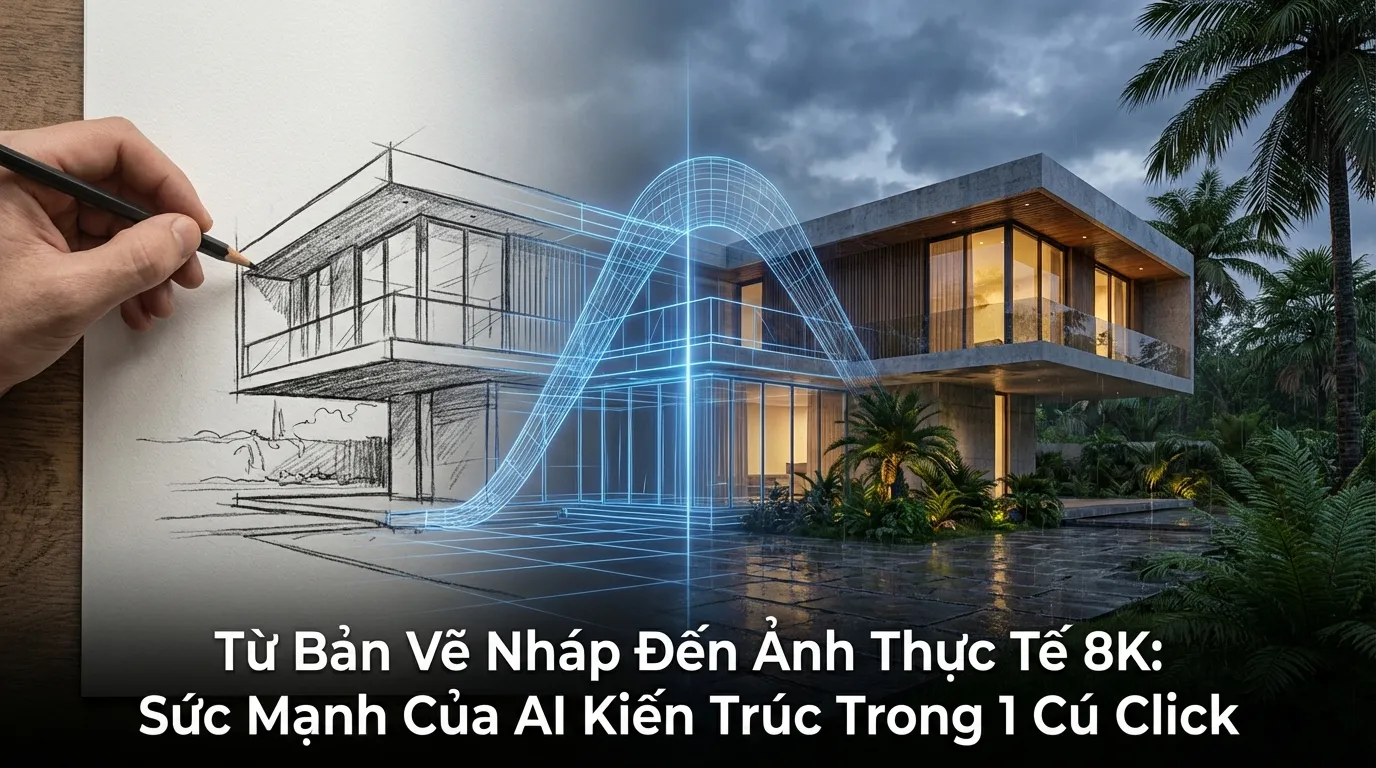 Từ bản vẽ tay đến ảnh thật